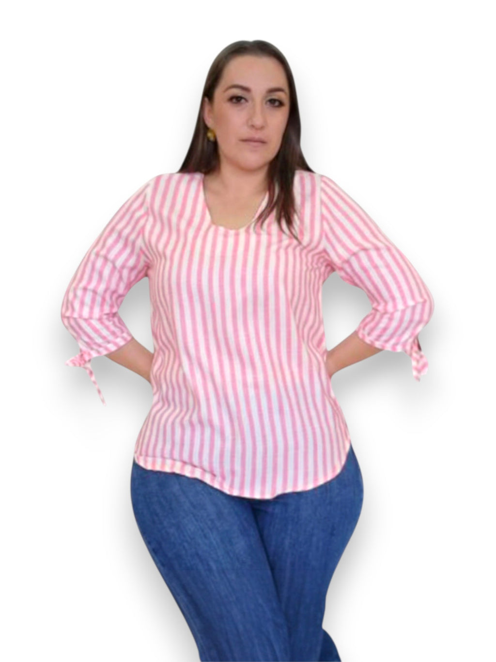Blusa moño en mangas