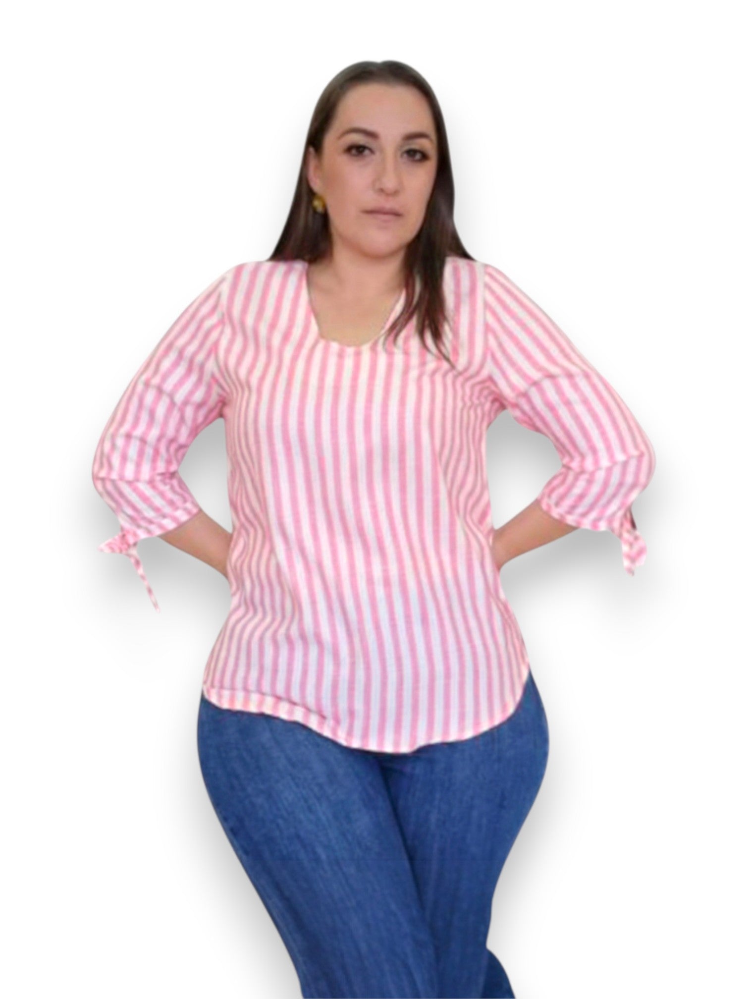 Blusa moño en mangas