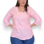 Blusa moño en mangas