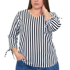 Blusa moño en mangas