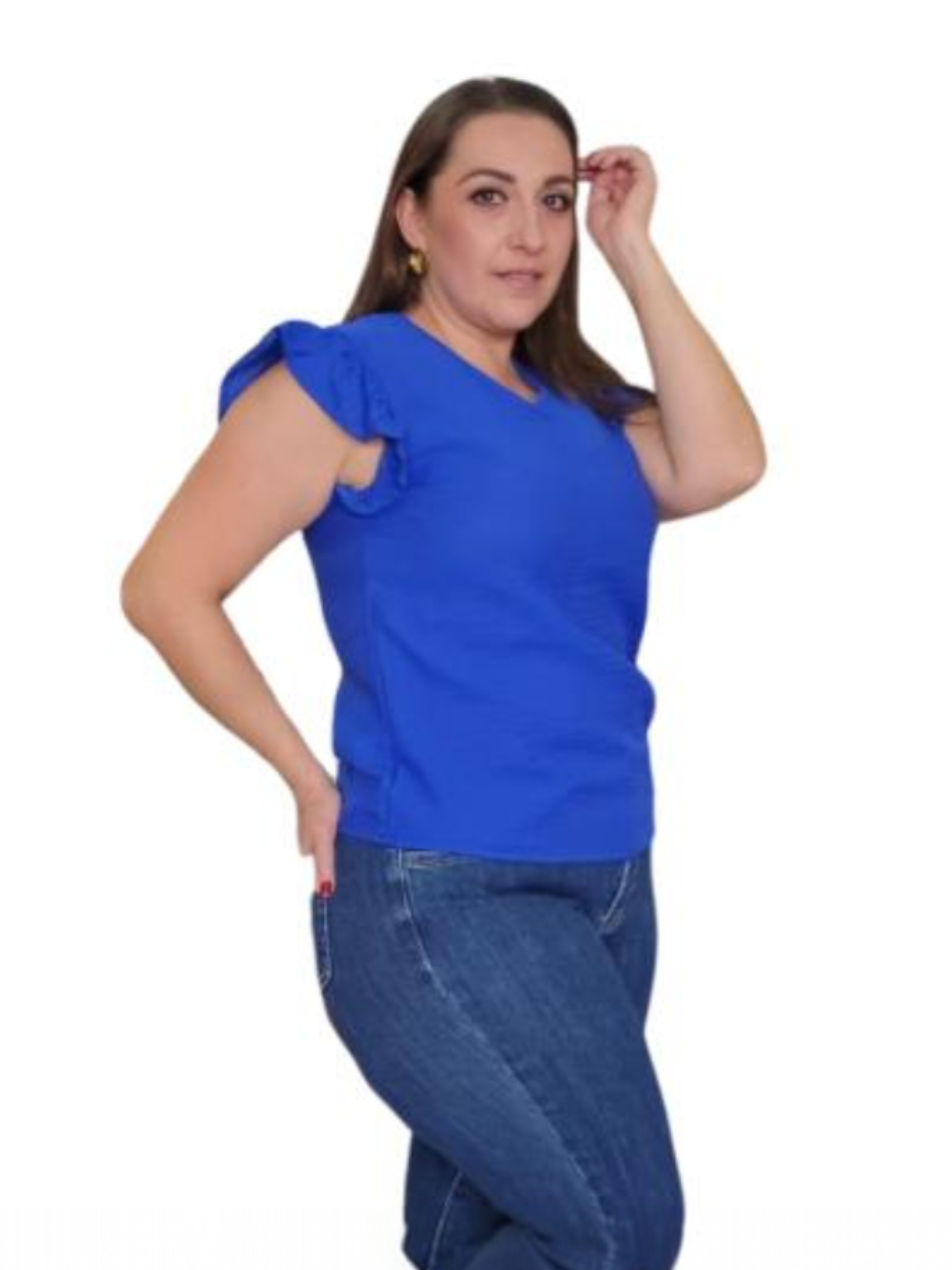 Blusa con olan