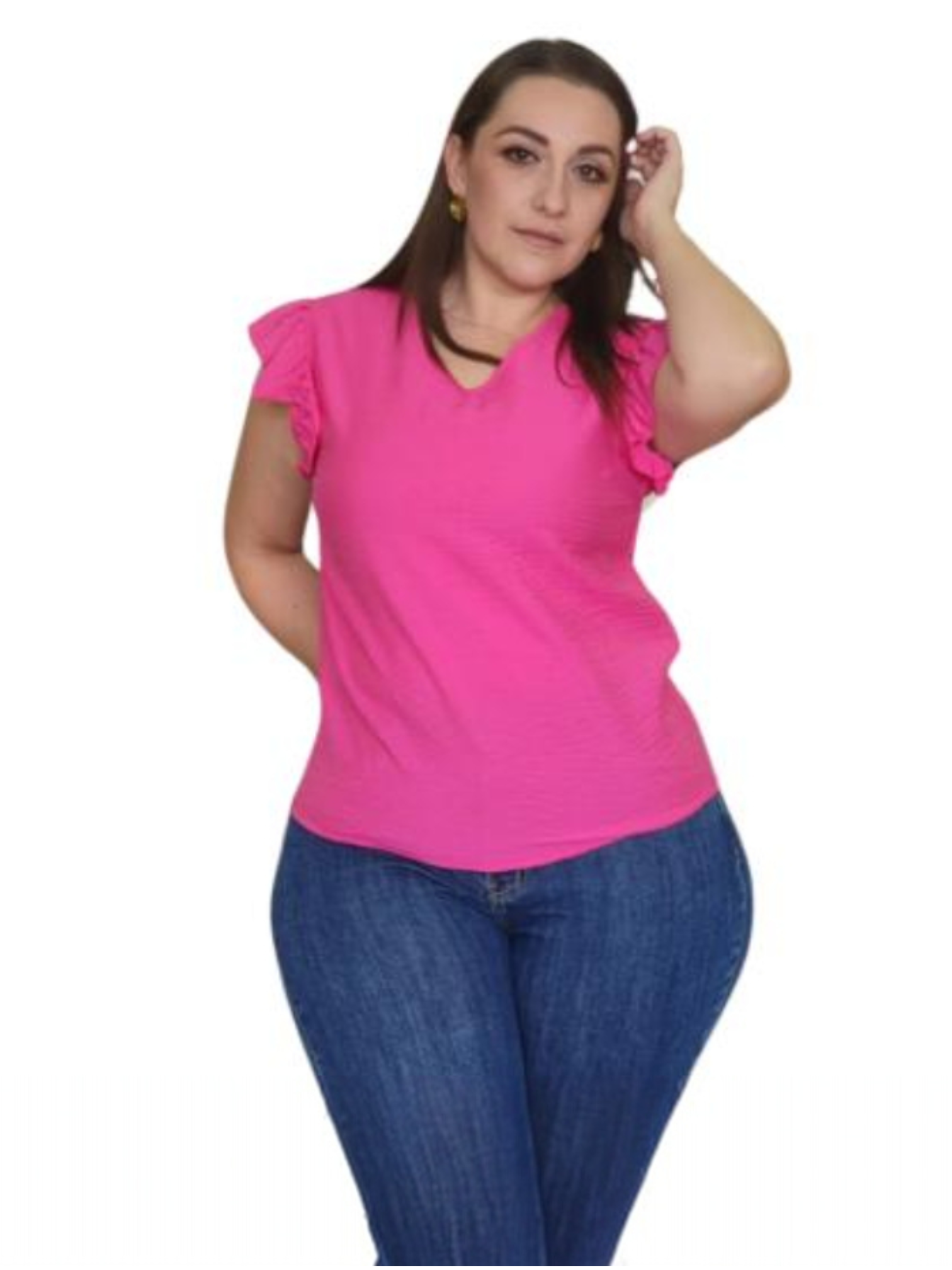 Blusa con olan