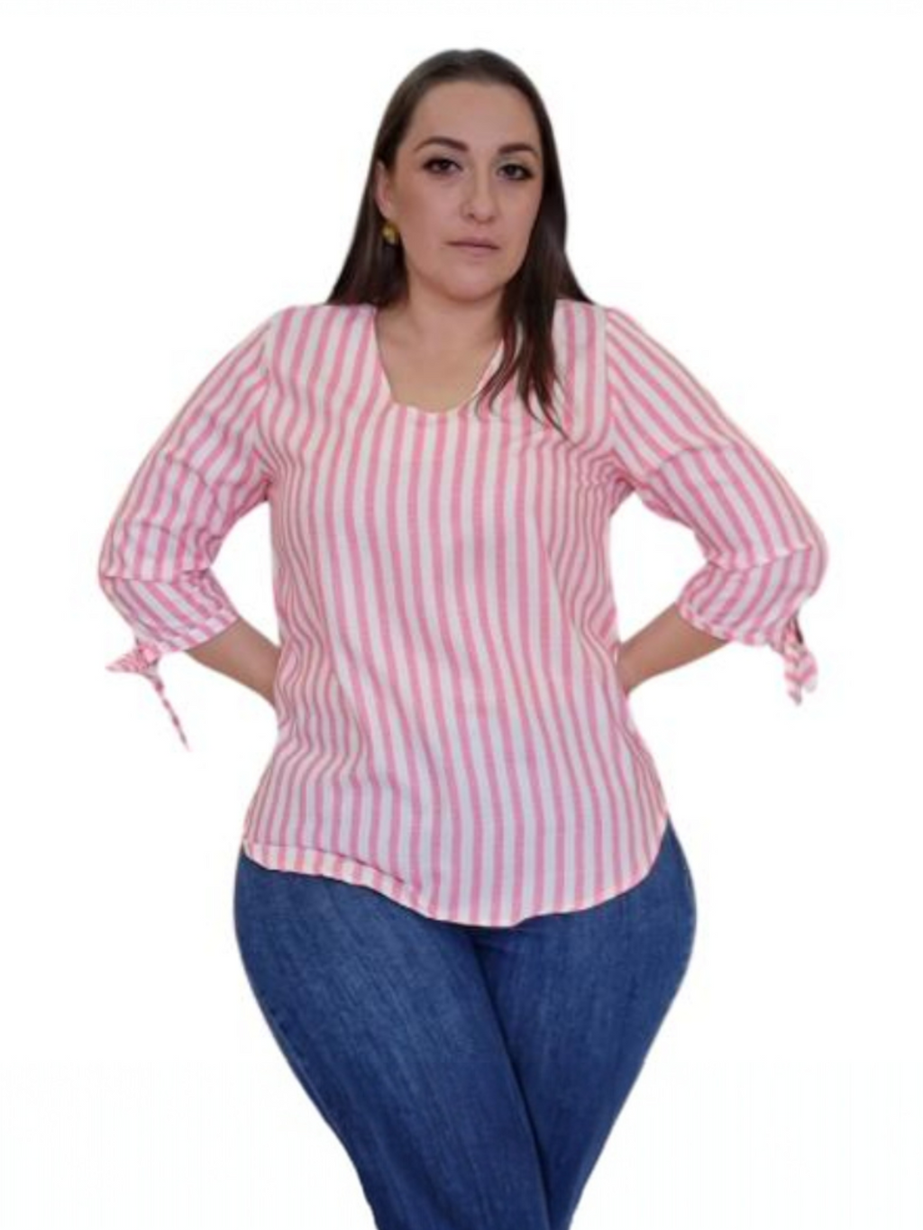 Blusa moño en mangas