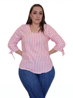 Blusa moño en mangas