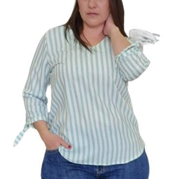 Blusa moño en mangas