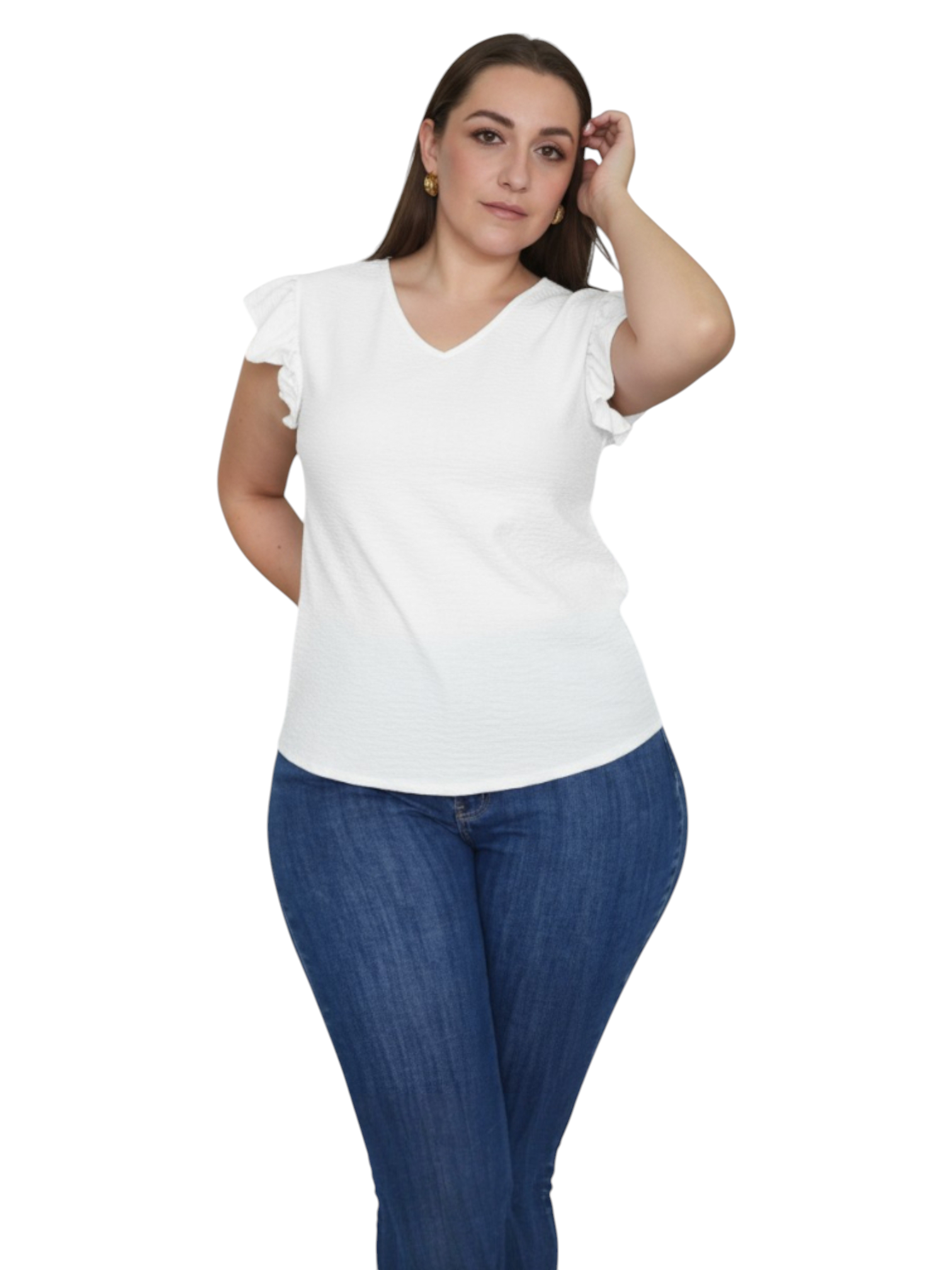 Blusa con olan