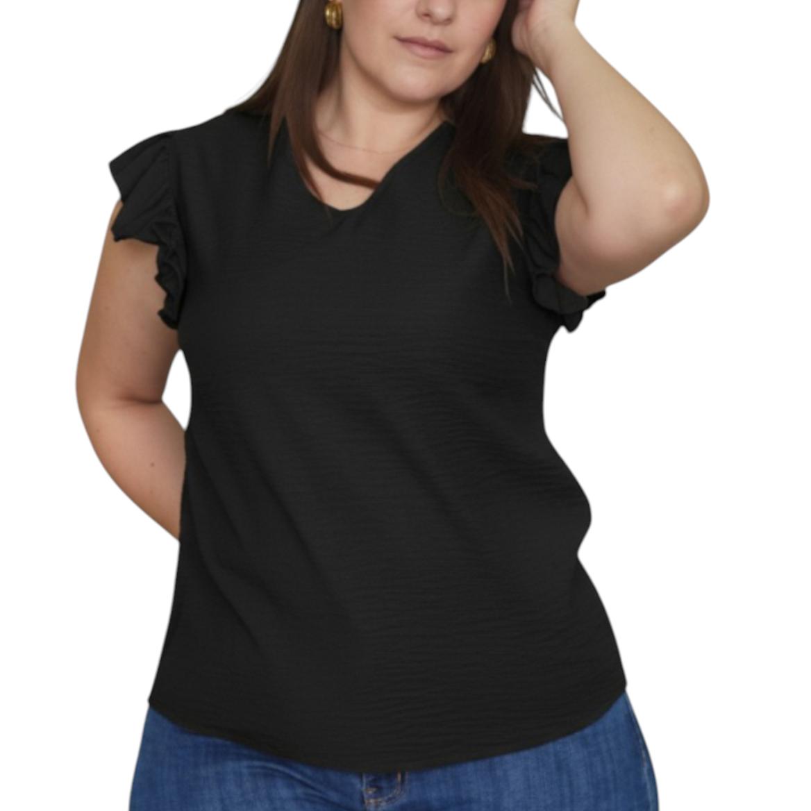Blusa con olan